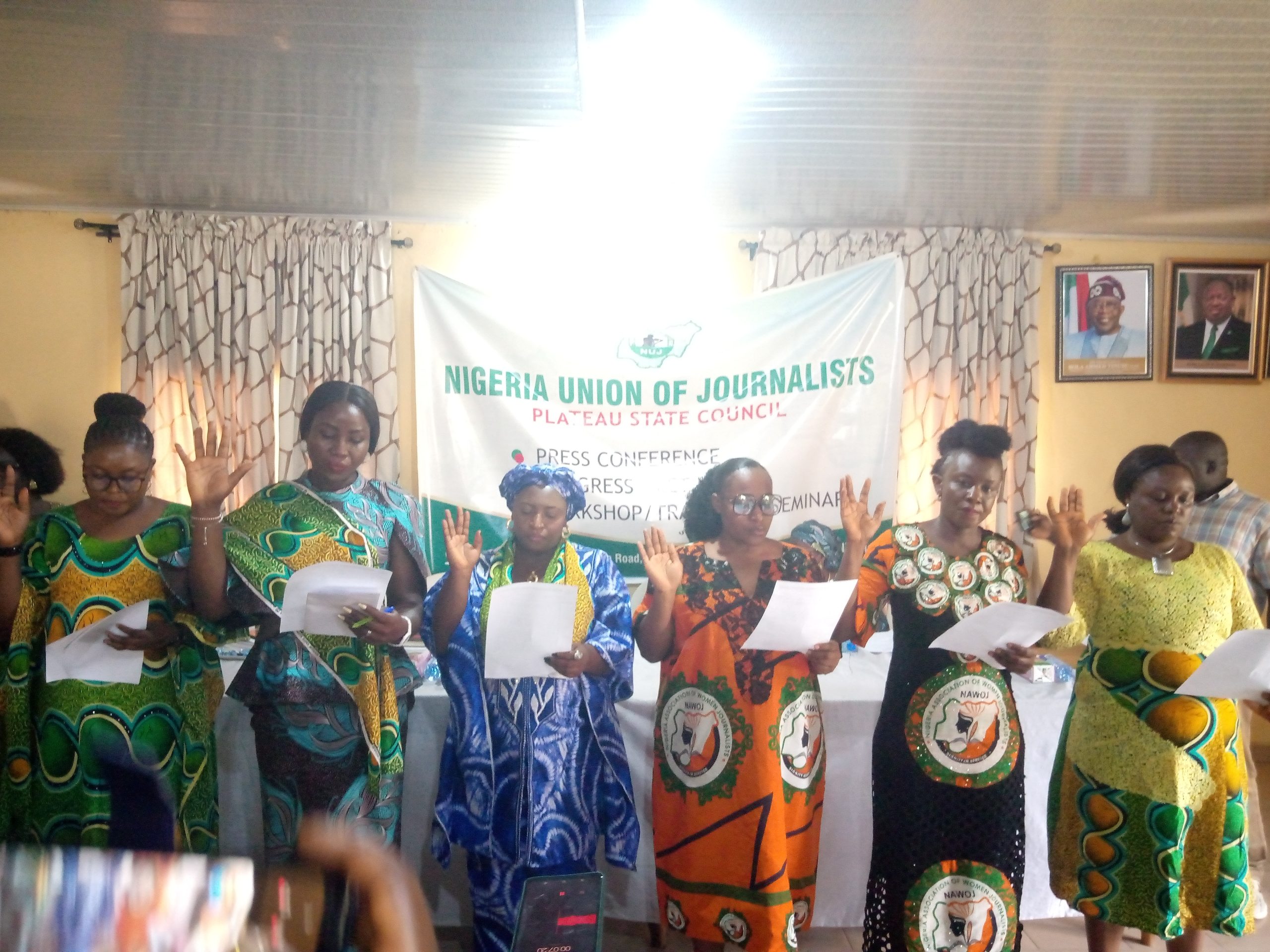 NAWOJ Ushers in New Executives in Plateau
