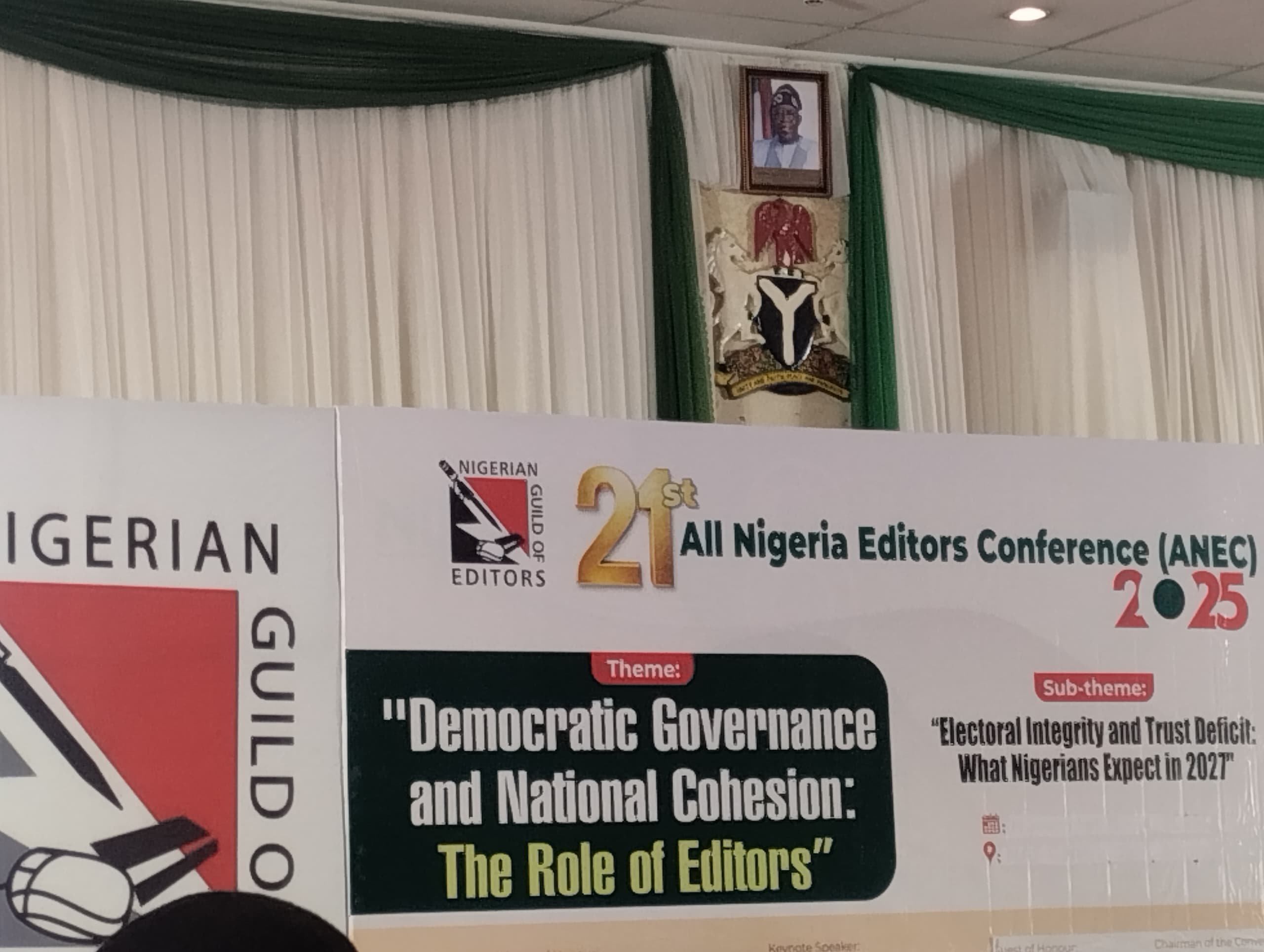 Your Role is Central and Indispensable in Democracy, President Tinubu to Editors.